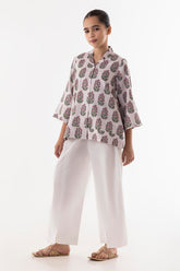 Stitched Kids Linen Shirt
